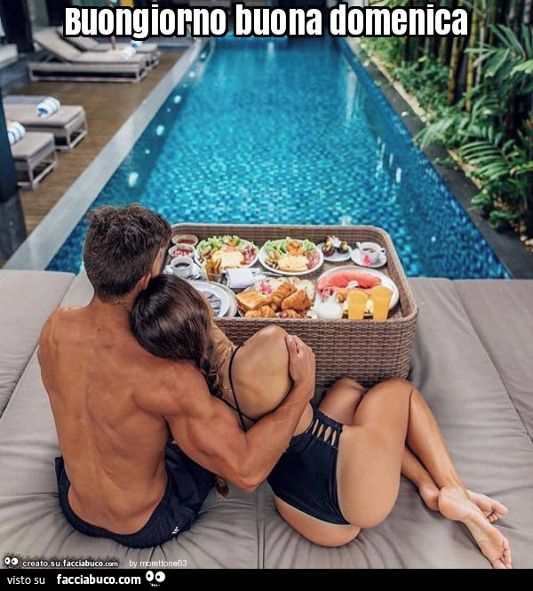 Buongiorno buona domenica