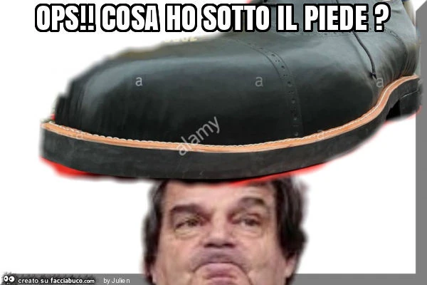 Ops! Cosa ho sotto il piede?