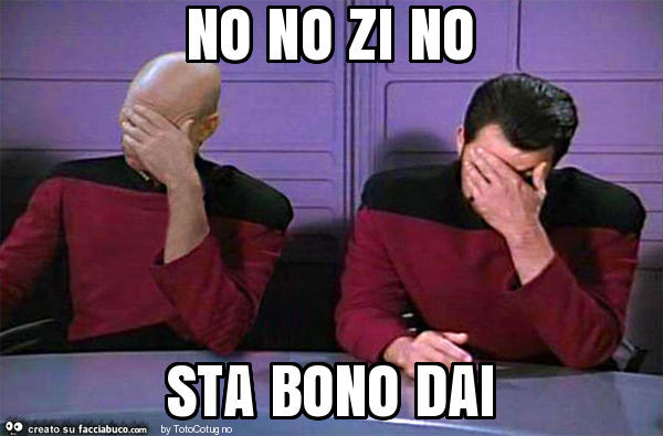 No no zi no sta bono dai