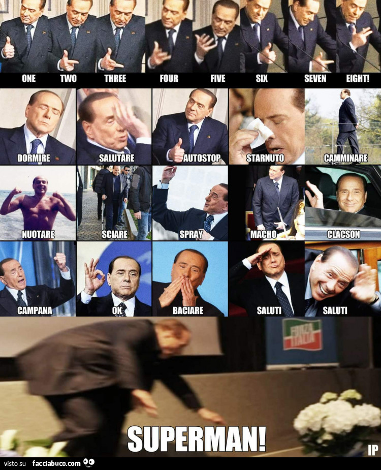 Silvio Berlusconi e il gioca jouer