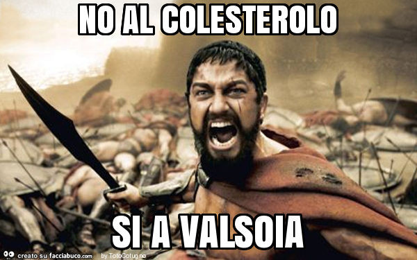 No al colesterolo si a valsoia