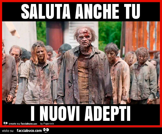Nuovi adepti ne abbiamo?