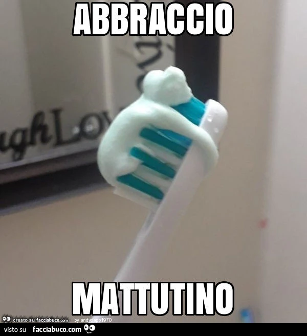 Abbraccio mattutino