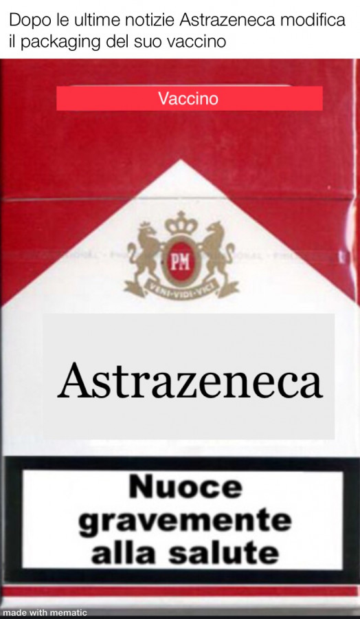 Sigarette astrazeneca
