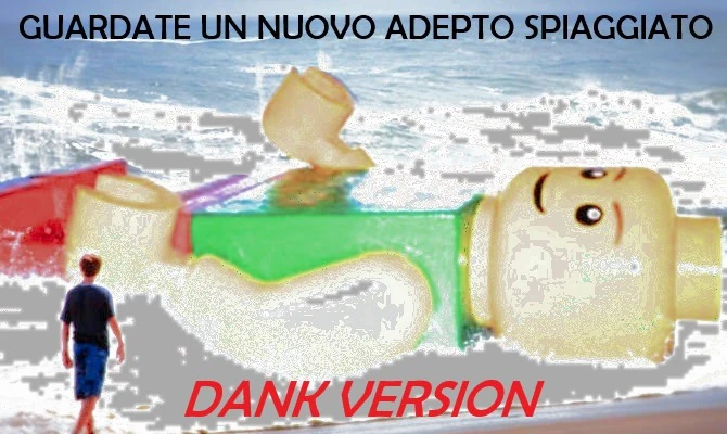 Nuovo adepto spiaggiato