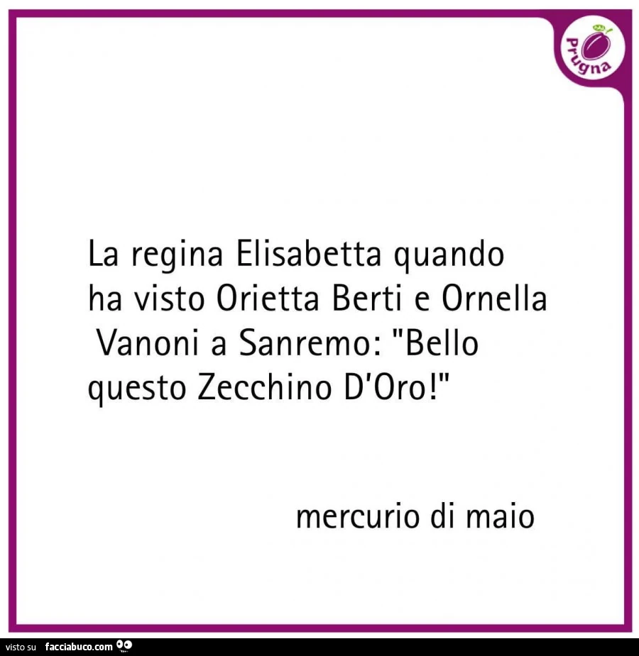La regina elisabetta quando ha visto orietta berti e ornella vanoni a sanremo: bello questo zecchino d'oro
