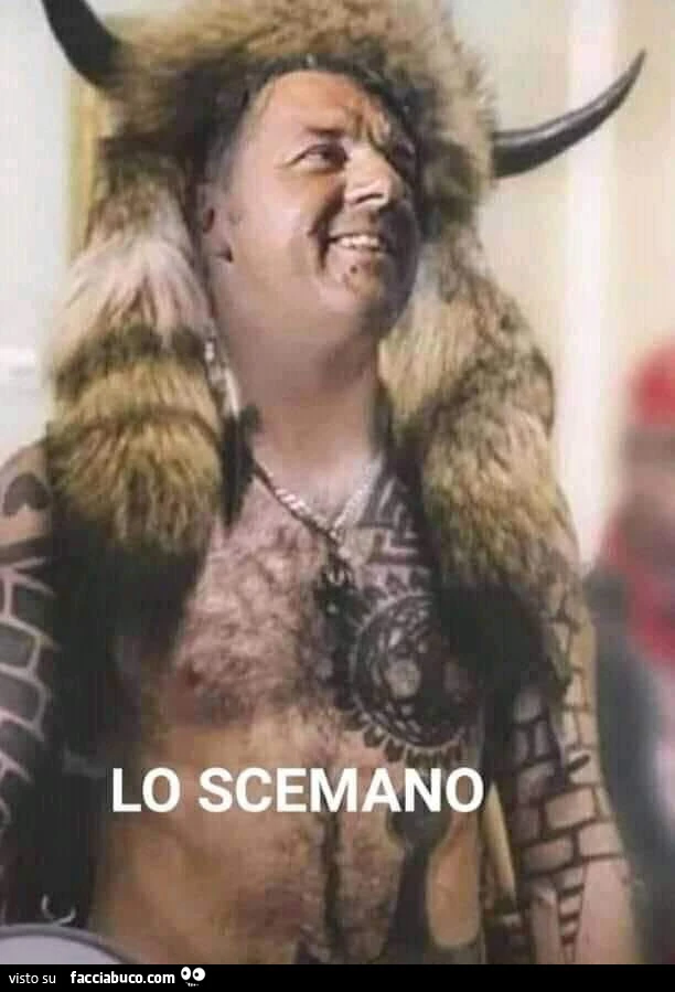 Renzi: lo scemano