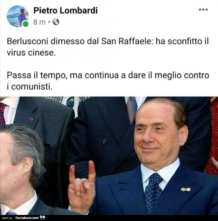 Berlusconi lascia il San Raffaele di Milano