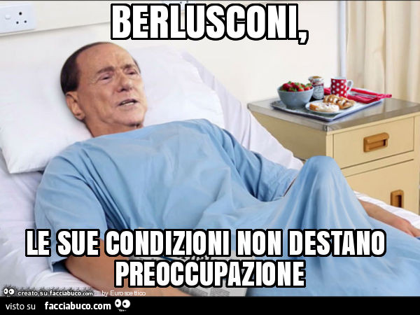 Berlusconi, le sue condizioni non destano preoccupazione