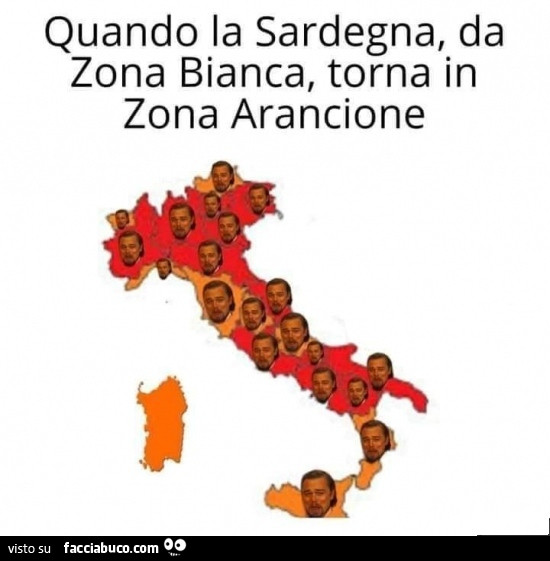 Quando La Sardegna Da Zona Bianca Torna In Zona Arancione Facciabuco Com