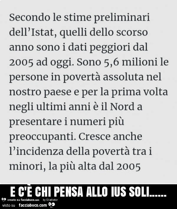 E c'è chi pensa allo ius soli