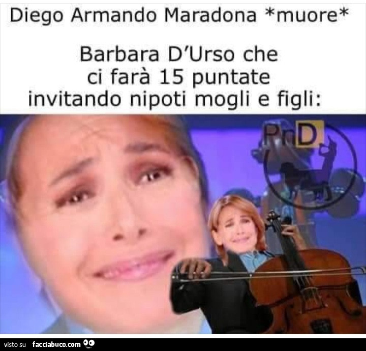 Diego armando Maradona muore Barbara durso che ci farà 15 puntate