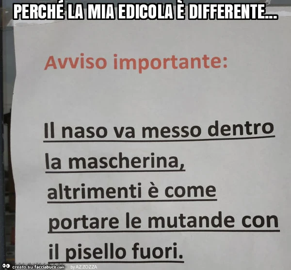 Perché la mia edicola è differente