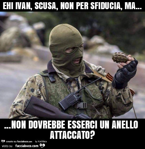 Ehi ivan, scusa, non per sfiducia, ma&hellip; non dovrebbe esserci un anello attaccato?