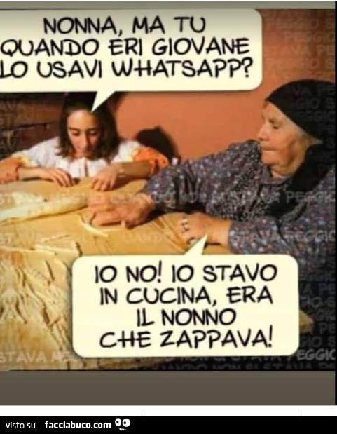Nonni e wathsapp