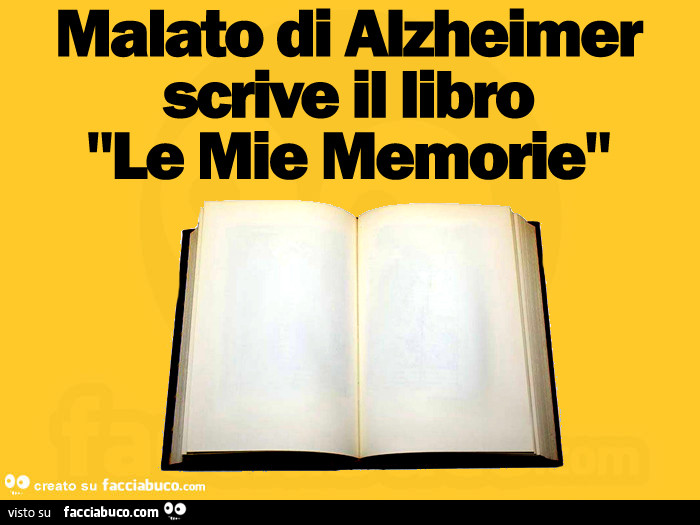 Malato di alzheimer scrive il libro le mie memorie
