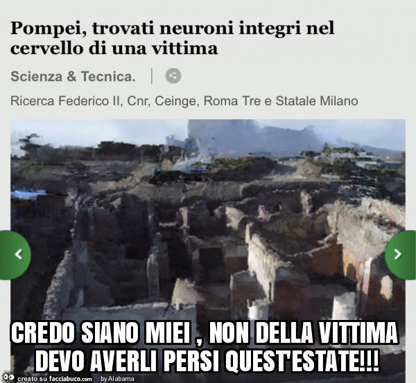 Credo siano miei, non della vittima devo averli persi quest'estate