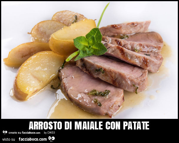 Arrosto di maiale con patate