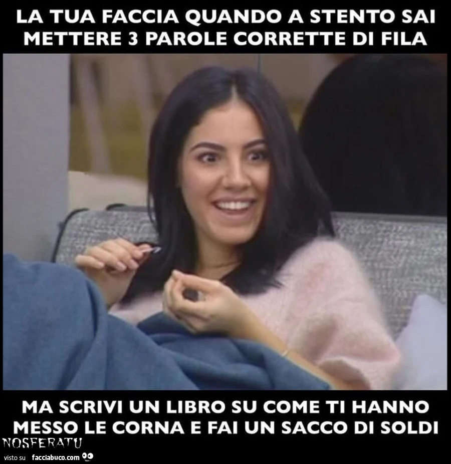 La tua faccia quando vedi Giulia De Lellis