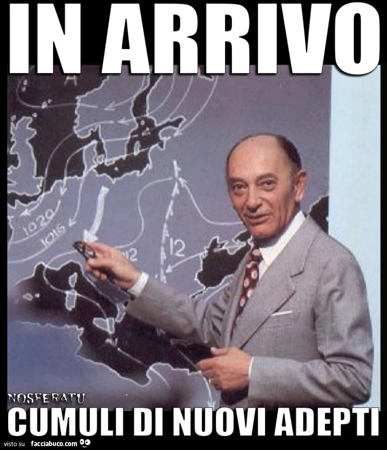 In arrivo cumuli di nuovi adepti