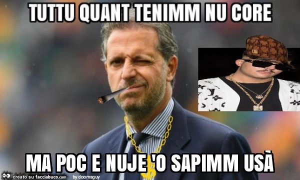 Ma poc e nuje 'o sapimm usà