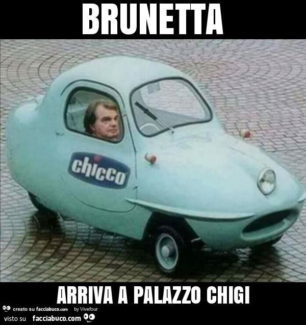 Brunetta arriva a palazzo chigi