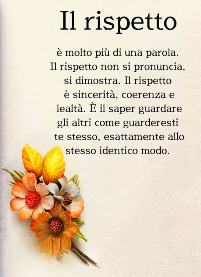Il rispetto