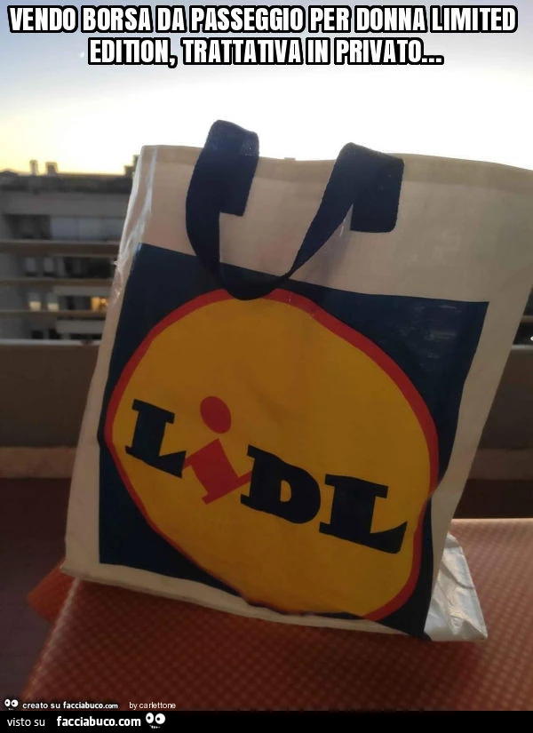 Vendo borsa da passeggio per donna limited edition, trattativa in privato