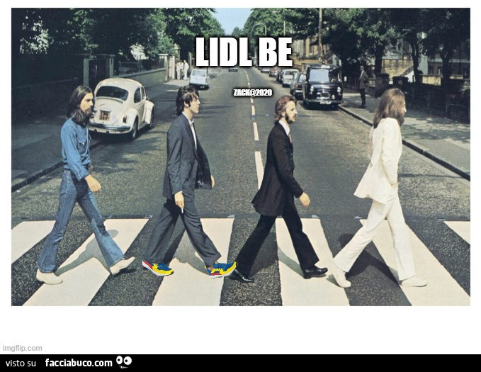 Abbey Road, i Beatles con le scarppe Lidl? LIDL BE